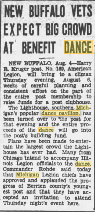 The Lighthouse Dance Pavillion - Aug 4 1931 (newer photo)